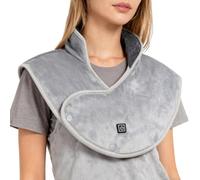 Cojín calefactor para hombros | Mantón térmico calienteComprimido de 3 velocidades, bufanda eléctrica eléctrica con calefacción, para casa de viaje, vacaciones, invierno, fin de otoño, apartamento