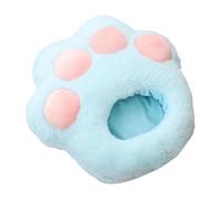 Cojín calentador de pies - Funda térmica portátil eléctrica | Lana de cordero con carga USB, calentador de pies de felpa de pata de gato, control de temperatura de 3 velocidades, almohadilla cálida de