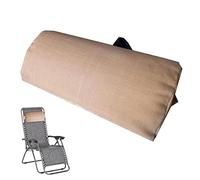 Cojín Cervical para Tumbona | Cojín Cervical | Apoyo para reposacabezas con Cierres Ajustables | protección Cabeza extraíble | Multicolores