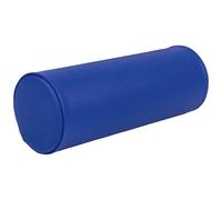 Cojín cilíndrico, almohadilla de apoyo para rodillas y cuello, para camilla de masaje 15 x 40 cm, azul