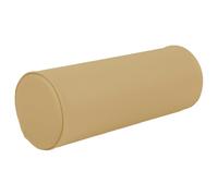 Cojín cilíndrico, almohadilla de apoyo para rodillas y cuello, para camilla de masaje 15 x 40 cm, beige
