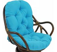 Cojín colgante de ratán para silla columpio, cómoda almohada reclinable para hamacas y sillones, resistente a la intemperie, elegante accesorio de asiento al aire libre, A3
