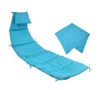 Cojín colgante para silla de exterior con tela elegante y accesorios para paraguas, cómodo para relajarse y ocio