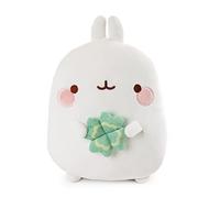 Cojín con Forma de Molang con trébol 30x23cm