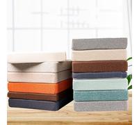 Cojín cuadrado extragrueso para asiento para personas mayores, refuerzo firme de sillón con espuma de lujo de 12 cm para recuperación postoperatoria y apoyo cómodo durante el embarazo