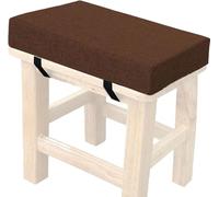 Cojín Cuadrado for Silla, con Hebilla Antideslizante, Cojín de Asiento Suave for Taburete, jardín, Interior, Exterior, Hogar(9,24x34x5cm)