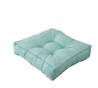 Cojín cuadrado grueso de 50 cm, versátil para adultos, ideal para dormitorio, oficina, patio, balcón y rincón de lectura, decoración de mesa y Slish