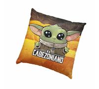Cojin cuadrado sd toys star wars el mandaloriano cabezoniano baby yoda envasado vacio