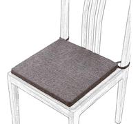 Cojin Cuadrados for Silla - Cojín de Suelo - Cojínes de Asiento de 3cm de Grosor for Exterior for Gardín, Patio, Restaurante, Sala de Estar, Oficina(2,1pc:Latex:45cm/18in)