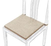 Cojin Cuadrados for Silla - Cojín de Suelo - Cojínes de Asiento de 3cm de Grosor for Exterior for Gardín, Patio, Restaurante, Sala de Estar, Oficina(8,1pc:Latex：40cm/16in)