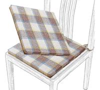 Cojin Cuadrados for Silla - Cojín de Suelo - Cojínes de Asiento de 3cm de Grosor for Exterior for Gardín, Patio, Restaurante, Sala de Estar, Oficina(21,2pcs:Latex：45cm/18in)