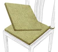Cojin Cuadrados for Silla - Cojín de Suelo - Cojínes de Asiento de 3cm de Grosor for Exterior for Gardín, Patio, Restaurante, Sala de Estar, Oficina(14,2pcs:Latex35cm/14in)