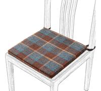 Cojin Cuadrados for Silla - Cojín de Suelo - Cojínes de Asiento de 3cm de Grosor for Exterior for Gardín, Patio, Restaurante, Sala de Estar, Oficina(18,1pc:Latex：35cm/14in)