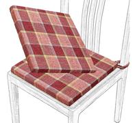Cojin Cuadrados for Silla - Cojín de Suelo - Cojínes de Asiento de 3cm de Grosor for Exterior for Gardín, Patio, Restaurante, Sala de Estar, Oficina(1,2pcs:Sponge:40cm/16in)