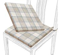 Cojin Cuadrados for Silla - Cojín de Suelo - Cojínes de Asiento de 3cm de Grosor for Exterior for Gardín, Patio, Restaurante, Sala de Estar, Oficina(19,2pcs:Sponge： 45cm/18in)