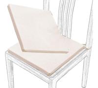 Cojin Cuadrados for Silla - Cojín de Suelo - Cojínes de Asiento de 3cm de Grosor for Exterior for Gardín, Patio, Restaurante, Sala de Estar, Oficina(6,2pcs:Latex35cm/14in)