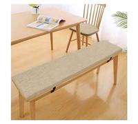 Cojín de 140x45 cm / 55x17,7 Pulgadas. Esponja Suave de Alta Densidad. con Correas Antideslizantes, Cremallera Desmontable. Cómodo y Transpirable. Ideal para sofás de Madera, terrazas, Suelo