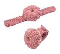 Cojín de aguja de muñeca - Cushion con pulsera | PIIN CUSHION CROWBAND | Soporte para Pincushi de costura portátil | Puerta del muelle en forma de calabaza para proyectos artesanales, seminarios