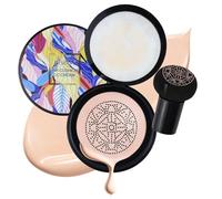 Cojín de aire CC Creme, 2025 más reciente hidratante BB crema de base, base de pigmento para una hidratación suave de larga duración (blanco marfil, 100 g)