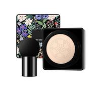 Cojín de aire con cabeza de hongo,Fundación con cabeza de hongo | Crema BB hidratante con cojín de aire - Base líquida de pigmento iluminador hidratante, maquillaje corrector de cubierta de
