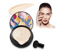 Cojín de aire de cabeza de hongo CC Cream, 2026 nuevo hidratante BB crema base, pigmento brillante líquido CC Cream Corrector Maquillaje para rostro y cuello