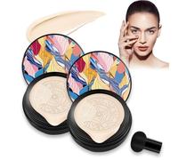 Cojín de aire de cabeza de hongo CC Cream, 2026 nuevo hidratante BB crema base, pigmento brillante líquido CC Cream Corrector Maquillaje para rostro y cuello