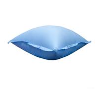 Cojín de aire para piscina de 120 x 120 cm, protección contra heladas en invierno, con válvula de seguridad integrada y PVC resistente a los rayos UV para evitar que el agua se acumule en las