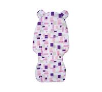 Cojín de algodón aterciopelado con puntos para cochecitos de bebé, cojín antideslizante extraíble, almohadilla de algodón suave para cochecito de bebé, 81 x 41 cm, cojín para cochecitos