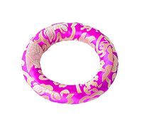 Cojín De Anillo De Brocado De Tazón De Canto, Almohada For Buches De Sonido Budista Nepal 7 Tamaños Opcional, Combinación Perfecta De Cuenco De Canto, Anillo De Juntas Tóricas Brocado