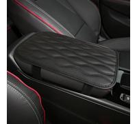 Cojín de Apoyabrazos de Coche para KIA Picanto/Rio/Ceed/Stonic/Niro/Sportage/Sorento/EV6, Multifunctional PU Leather Car Armrest Box Mat Accessori Decorativi,Black