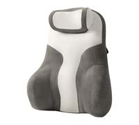 Cojín de apoyo lumbar - Cojín de respaldo para silla de oficina | Respaldo ergonómico de espuma viscoelástica | Correas ajustables para aliviar el dolor de espalda baja, sofá, cama, coche, viajes, uso