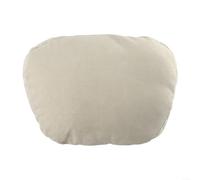 Cojín de apoyo para el cuello para vehículos Mercedes Clase S, diseño de clase S, almohada para reposacabezas de coche hecha de gamuza ultra suave para mejorar la comodidad de conducción (beige)