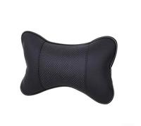 Cojín de apoyo para reposacabezas de asiento de coche con forma de hueso ergonómico diseñado para reducir la tensión durante la conducción prolongada (1 unidad, negro)