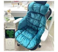 Cojín de Asiento calefaccionado y Respaldo para Silla de Oficina, Cojines Dobles con Soporte, reposacabezas Desmontable, cojín de Asiento calefaccionado, 9 Niveles de Calor, Interruptor de Control du