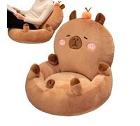 Cojín De Asiento Capybara - Asiento Capybara De Peluche Con Respaldo Cojín De Oficina | Almohada Decorativa Suave Para Un Apoyo Cómodo | Mujeres Niñas Hogar Oficina Silla Dormitorio Salon Cana