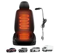 Cojín De Asiento Con Calefacción Para Coche | Almohadilla Calentadora De Silla Automotriz Para Invierno | Cómoda Funda De Asiento Cálida | Para Coche, SUV, Camión, RV, Vehículo, Conducción En Clima Fr