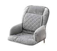 Cojín de asiento con calefacción por USB con soporte lumbar para silla de ruedas, gran área de calefacción, cojín con tres ajustes de calor, cojín cálido para el uso diario, ajuste universal (gris, B)