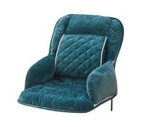 Cojín de asiento con calefacción USB para silla de ruedas, con soporte lumbar, gran superficie de calor, cojín de asiento con tres ajustes para uso diario (verde oscuro, B)