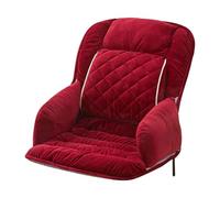 Cojín de asiento con calefacción USB para silla de ruedas, con soporte lumbar, gran superficie de calor, cojín de asiento con tres ajustes para uso diario (rojo, B)