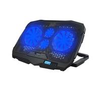 Cojín de asiento con refrigerador para computadora portátil de 13, 14, 15 y 16 pulgadas, con control de velocidad, base de ventilador y soportes.