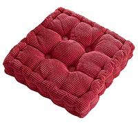 Cojín de asiento de algodón extragrueso, cómoda y firme almohada para sillas, bancos, patio al aire libre y comedor, soporte de alta calidad para asientos de cocina y jardín
