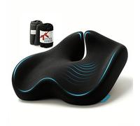 Cojín de asiento de alivio de presión para dolor de coxis, ciática y almohada de coxis