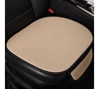 Cojín de Asiento de Auto para Kia EV9 / EV9 GT-Line 2023-, Tela de Seda Fría, Antideslizante, con Bolsillo de Almacenamiento,B Beige