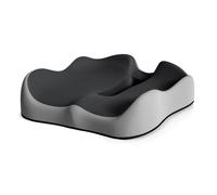 Cojín de asiento de automóvil para gravedad lúcida 2025, cojín de espuma viscoelástica para aliviar el dolor del coxis, almohada de apoyo y transpirable para conducción prolongada, color gris