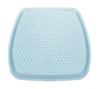 Cojín de asiento de coche de verano transpirable, silla multifuncional para oficina en casa, anti y resistente al desgaste (azul)