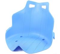 Cojín de asiento de coche Drift para vehículos de tres ruedas compatible con chasis de coche Go-Kart y Balance con montaje estándar (azul)