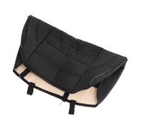 Cojín de Asiento de Coche Negro PU sin Respaldo para Sedán | Superficie Fácil de Limpiar, Diseño Pieza, para Conducción Diaria y Mayor Comodidad al Volante