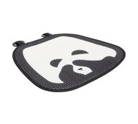 Cojín de Asiento de Coche Panda, Franela Suave, Cómodo y Elegante | Diseño Minimalista, Acolchado Correas, para Asiento del Conductor y Uso Diario en Coche