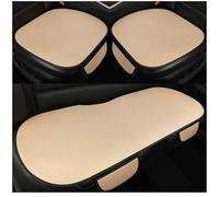 Cojín de Asiento de Coche para Alfa Romeo 164 1987-1997, Suave Transpirable Cojín de Coche de Seda Helada de Verano Accesorios,Beige Front and Back