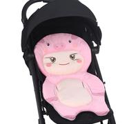 Cojín de asiento de coche para bebé,Cojín de asiento de coche de bebé - Soporte para la cabeza del cochecito para bebé | Cojín lavable para asiento de coche de bebé, inserto transpirable para cochecit
